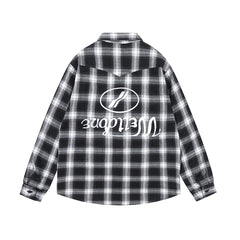 Street Ace We11done Oversized Plaid Shirt