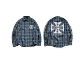 Street Ace False Perception Cross Plaid Shirt