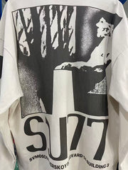 RRR123 Rivington SU77 ХЛЕБ Graphic Print Oversized Long‑Sleeve Tee