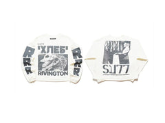 RRR123 Rivington SU77 ХЛЕБ Graphic Print Oversized Long‑Sleeve Tee