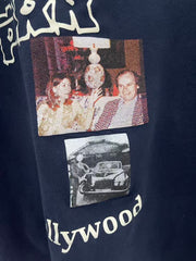 Play Hollywood Panique A Needle Park Double‑Print Vintage Cropped Tee