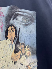 Play Hollywood Devil Chase Vintage Movie Poster Distressed Cropped Tee
