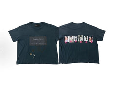 Play Hollywood Rodney Harvey Memorial Portrait Print Distressed Cropped Tee