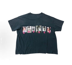 Play Hollywood Rodney Harvey Memorial Portrait Print Distressed Cropped Tee