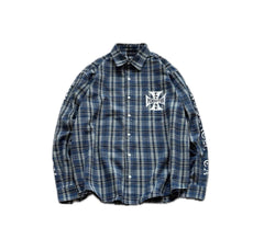 Street Ace False Perception Cross Plaid Shirt