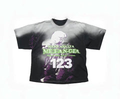 RRR123 Rivington Metanoia 123 Dark Cyber Graphic Oversized Tee