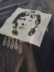 Play Hollywood Rhinestone Print Tee