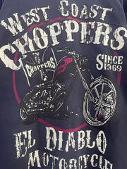 Play Hollywood West Coast Choppers El Diablo Vintage Biker Tee