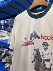 Play Hollywood Back To Life Print Cropped Tee
