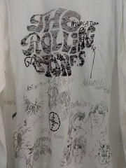 Play Hollywood Rolling Stones Sketch L/S Tee