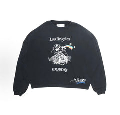 Play Hollywood Los Angeles Graphic Crewneck Sweatshirt