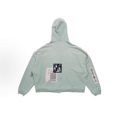 Play Hollywood Patch Graphic Zip‑Up Hoodie