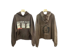 Play Hollywood Black Madonna Portrait Hoodie
