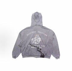 Play Hollywood Eastern Counties Zip‑Up Graffiti Hoodie