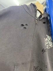 Play Hollywood Eastern Counties Zip‑Up Graffiti Hoodie