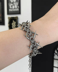 New Punk Spike Chain Bracelet