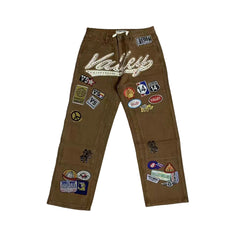 Vale Forever 1980s Painter Denim Brown Wash