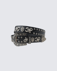 Scorpion Studded Western Punk Belt