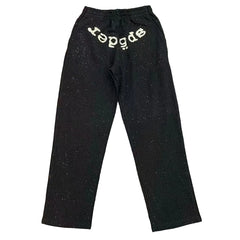 Sp5der AOP Webstone Sweatpants Black