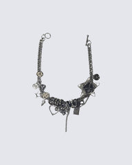 Pentagram Cosmic Star Punk Choker Necklace