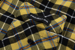 Street Ace Hooded Plaid Flannel Shirt Jacket 2‑Color Options