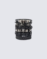 New Star Skull Braided Wristbands