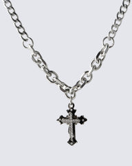 Hip-Hop Pearl Spike Necklace