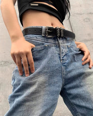 Trendy Roller Hollow Vine Pattern Belt