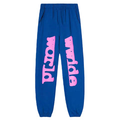 Sp5der Beluga Sweatpants Blue/Pink
