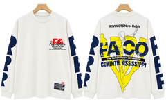 RRR123 Florida Vice Is Nice 123‑05 Oversized Graphic Long‑Sleeve Tee