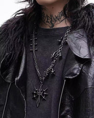 Punk Gothic Subcultural Vintage Cross Necklace
