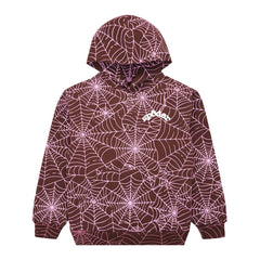 Sp5der All Over Print Hoodie 'Brown'