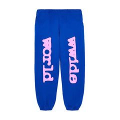 Sp5der Beluga Sweatpants Blue Pink