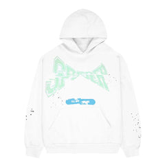 Sp5der Cross Country Hoodie 'Egg Shell'