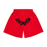 Sp5der OG Studded Sweatshort Red