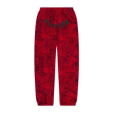 Sp5der OG Tree Camo Sweatpants Red