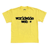 Sp5der Worldwide Web Yellow Tee