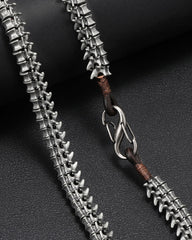 Titanium Steel Dragonbone Necklace