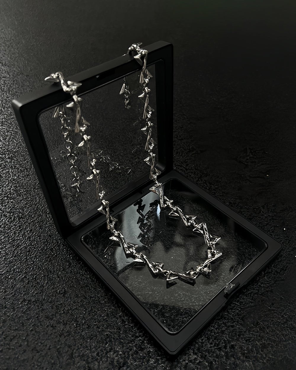 Unregular Twisted Hip-Hop Braided Necklace