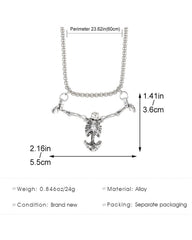 "Bound Skeleton" Gothic Necklace
