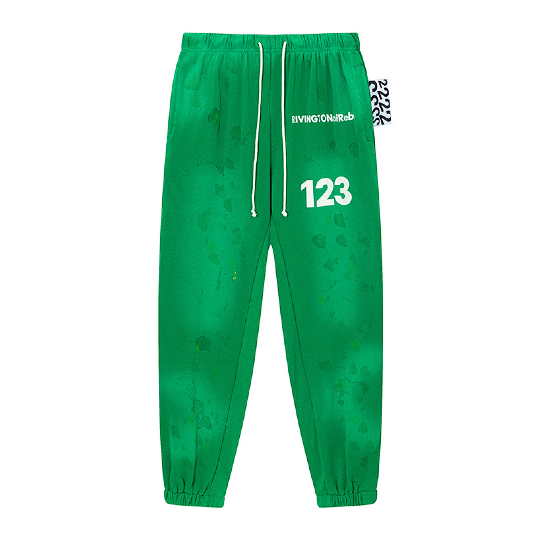 RRR123 Rivington 123 Splash‑Dye Jogger Sweatpants
