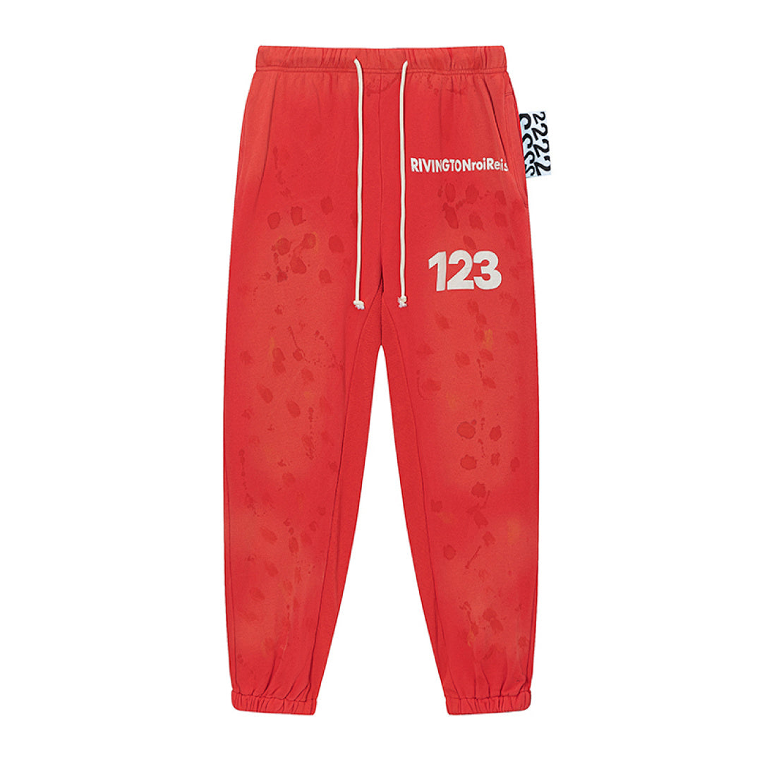 RRR123 Rivington 123 Splash‑Dye Jogger Sweatpants