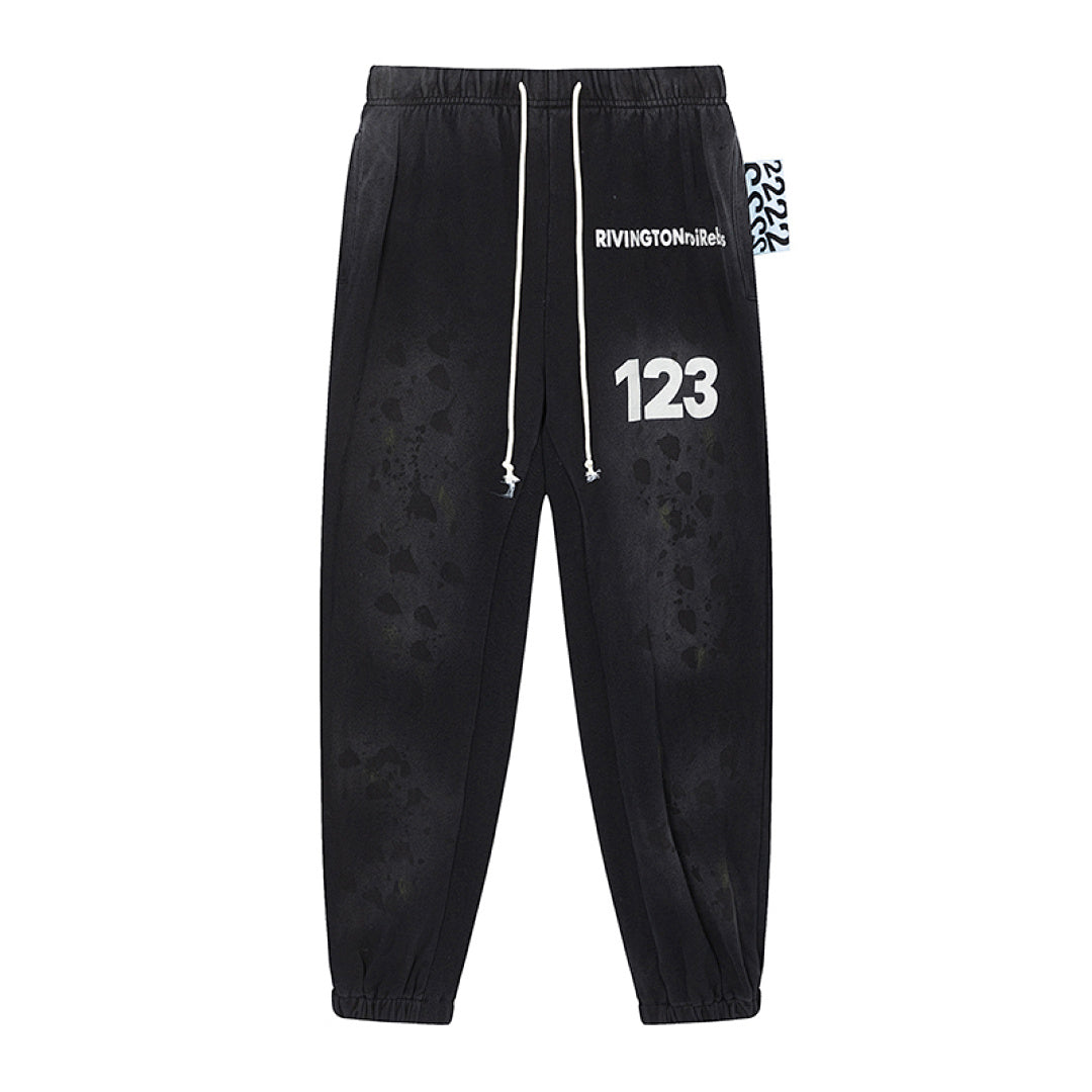 RRR123 Rivington 123 Splash‑Dye Jogger Sweatpants