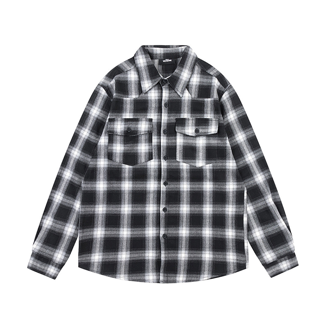 Street Ace We11done Oversized Plaid Shirt