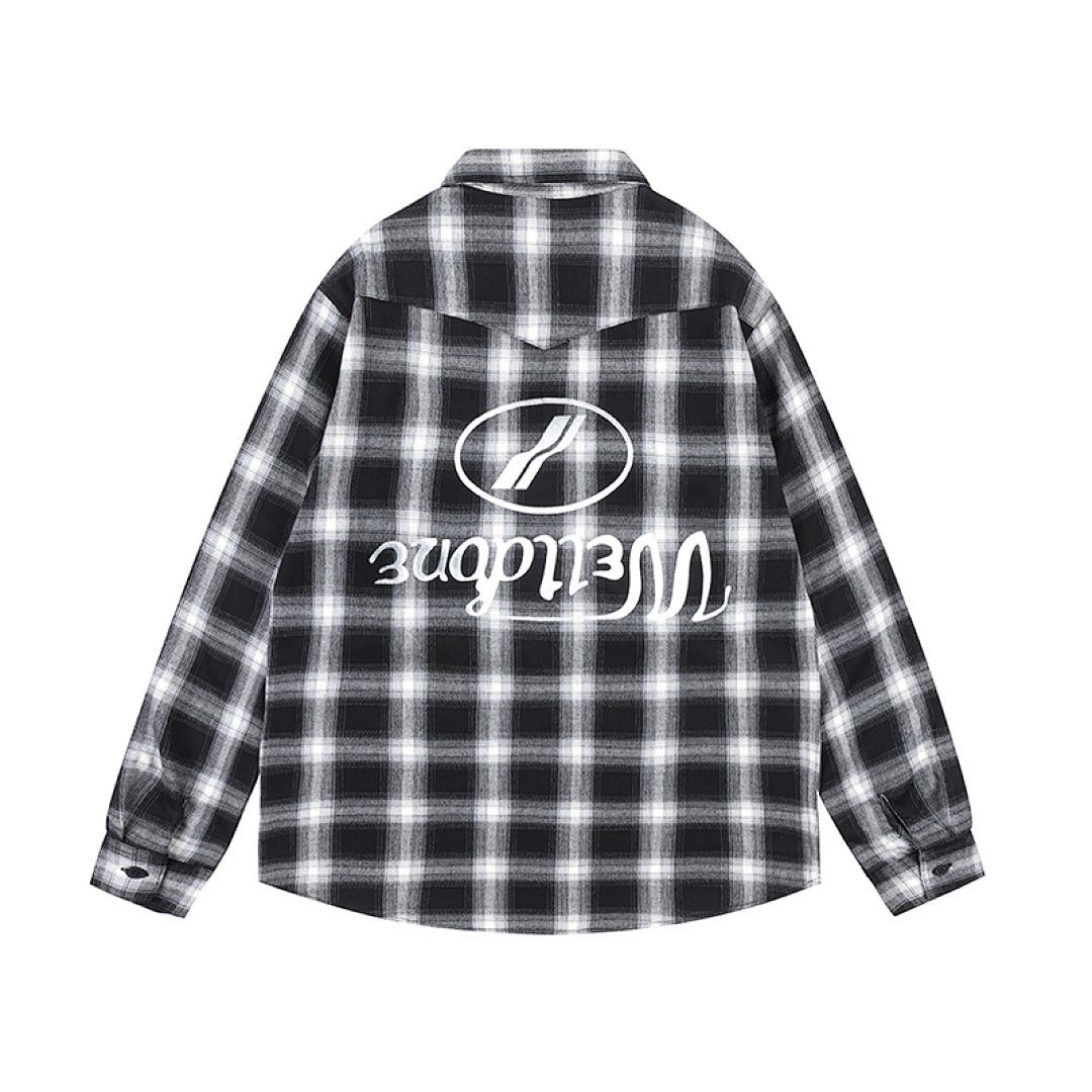 Street Ace We11done Oversized Plaid Shirt