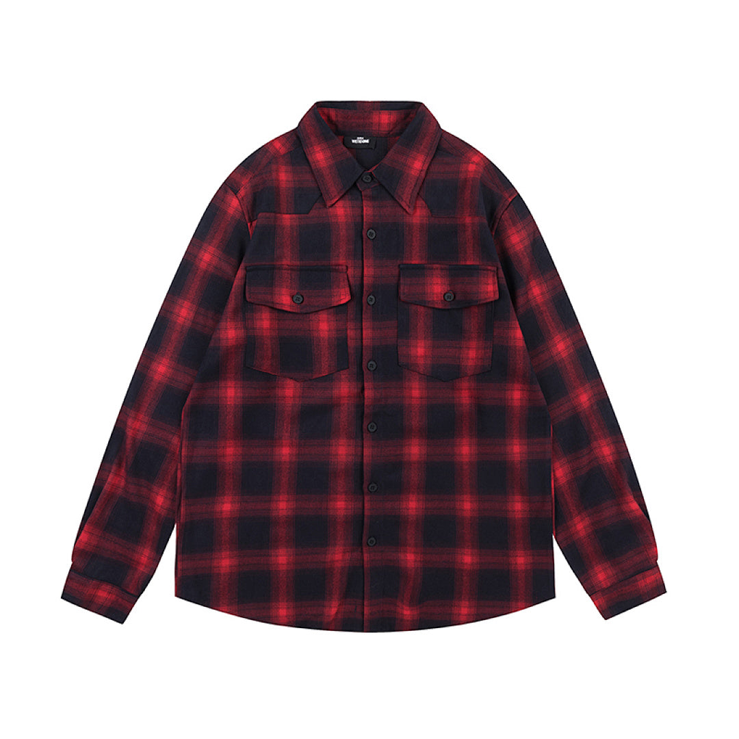 Street Ace We11done Oversized Plaid Shirt