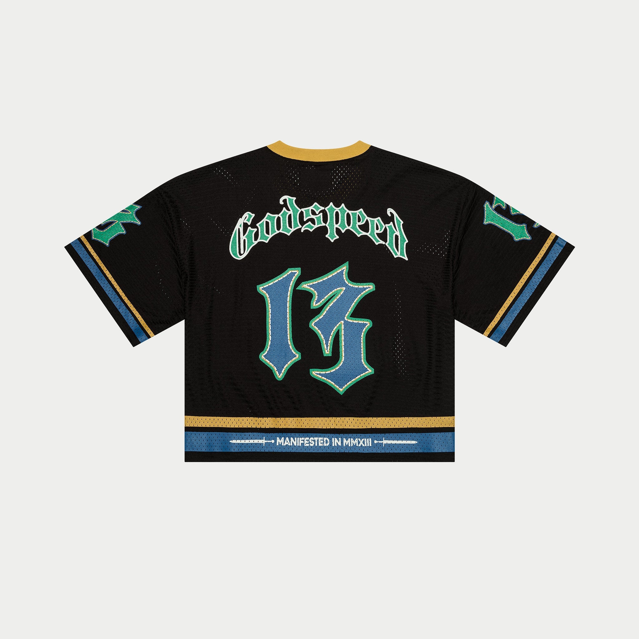 First Down Jersey (Black/Yellow/Blue)