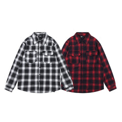 Street Ace We11done Oversized Plaid Shirt