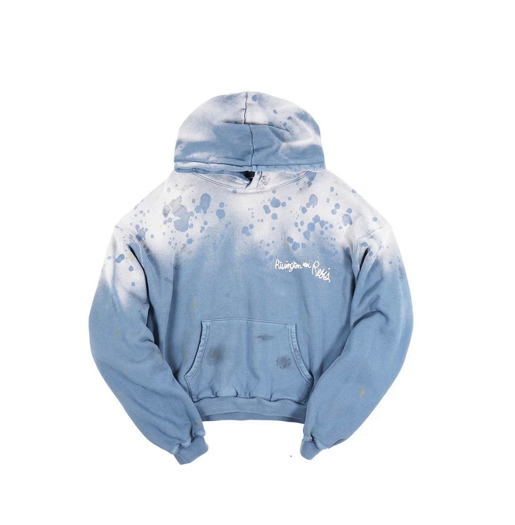 RRR123 Rivington Roi Rebis Splatter Tie‑Dye Hoodie
