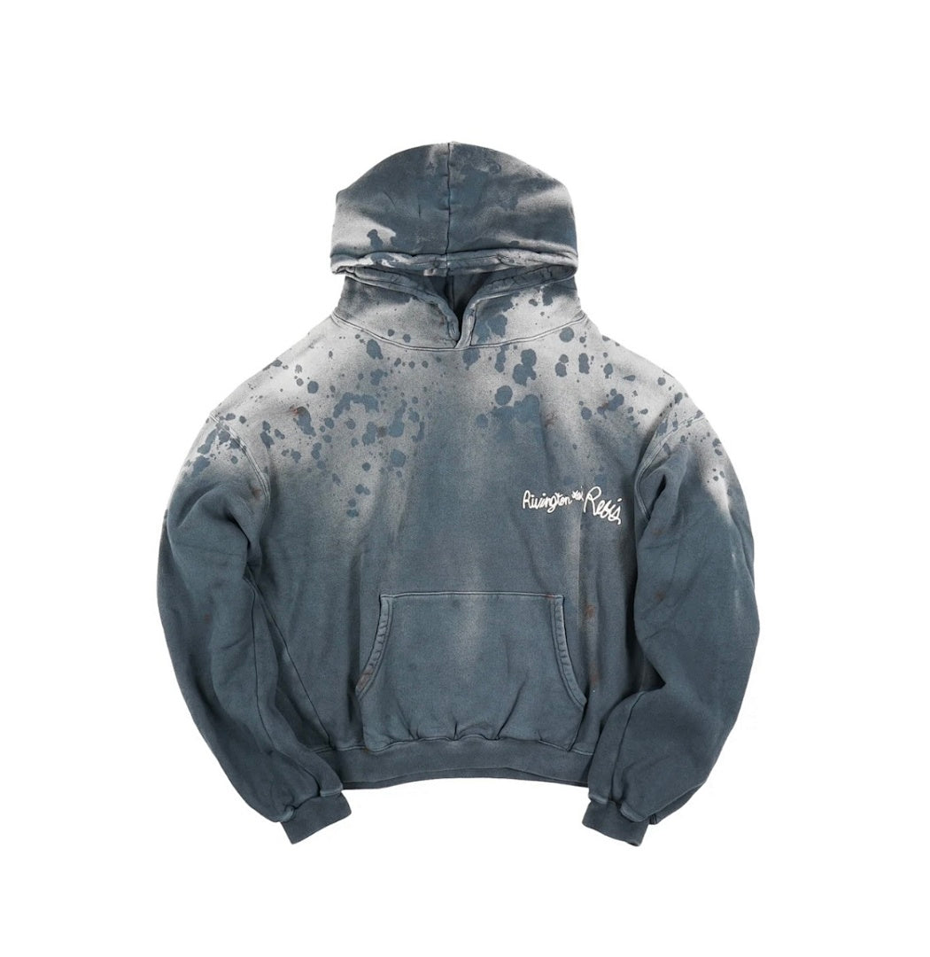 RRR123 Rivington Roi Rebis Splatter Tie‑Dye Hoodie